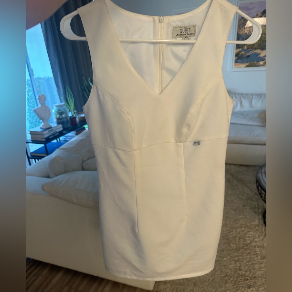 Y2K guess vintage white mini dress